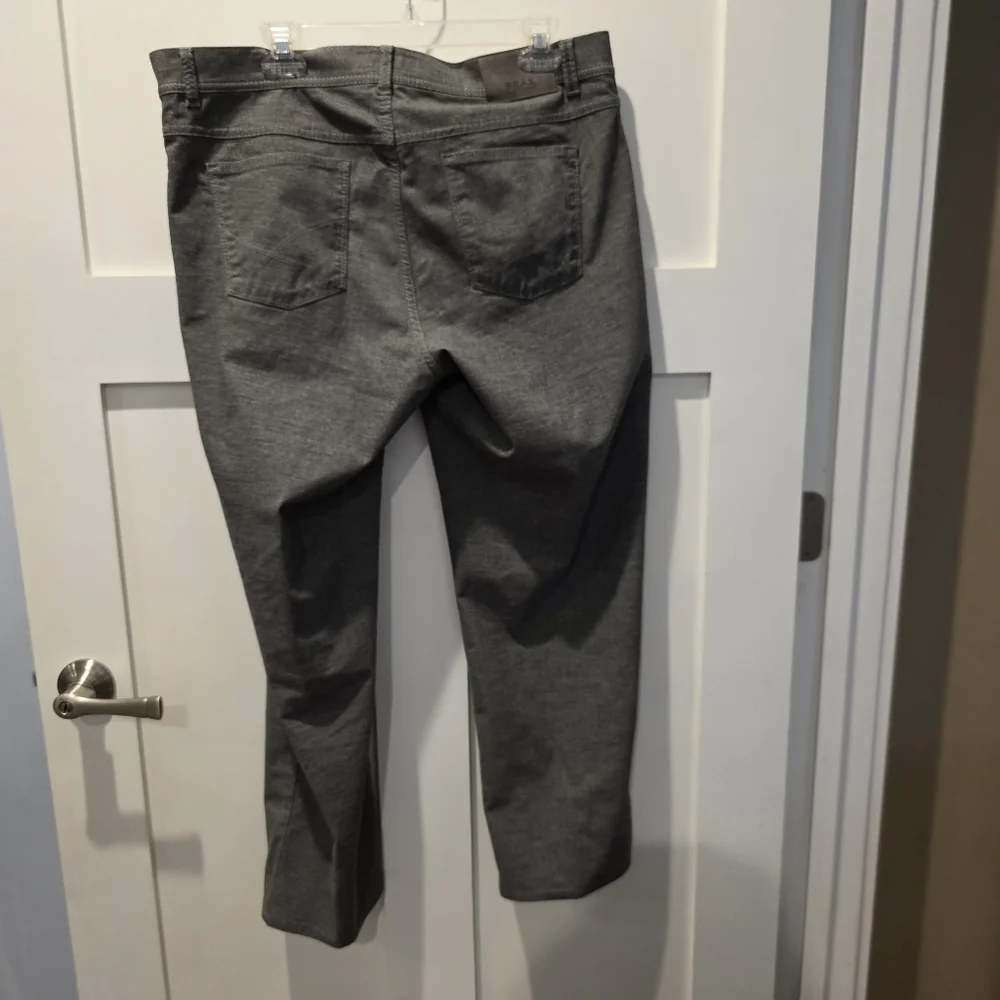 Brax Men's Feel Good Pants 38 Cooper Fancy Regular Fit Brown Gray Lot of 2